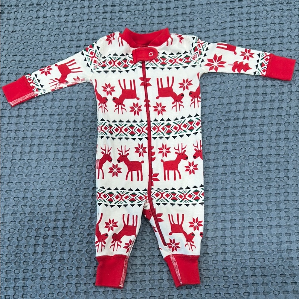 Hanna Andersson Reindeer PJs (3-6mos)